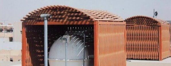 تغطية خزانات المياه